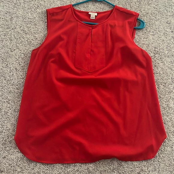 J. Crew Tops - Red J crew top in great condition